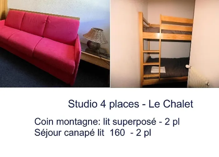 Le Chalet - Piscine 12 - Studio Pour 4 Personnes Mae-8724